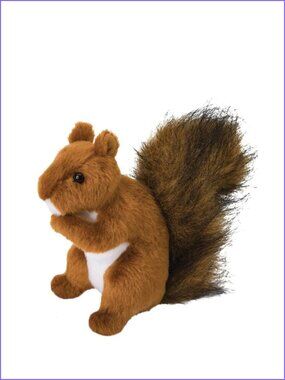 Douglas Plush New w/ Tag Red Squirrel Roadie  Wild Stuffed Animal 6"
